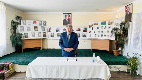 Hacıqabulun Atbulaq kəndində növbəti səyyar qəbul-görüş keçirilib - FOTO