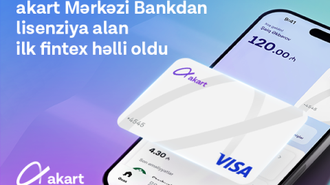 “akart” Mərkəzi Bankdan lisenziya alan ilk fintex həlli oldu