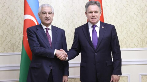 Azərbaycan-Belarus Hökumətlərarası Komissiyanın iclası keçirilib - FOTO