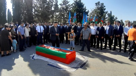 Daha bir şəhidimiz dəfn edildi 