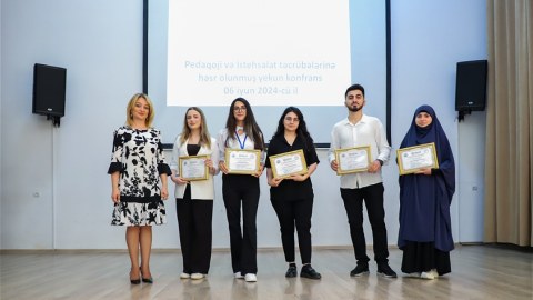 ADU-da pedaqoji və istehsalat təcrübələrinə həsr olunmuş yekun konfrans keçirilib