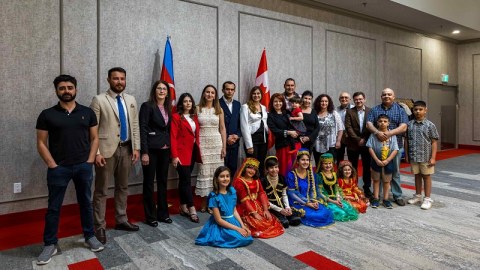 Kanadanın Recayna şəhərində Azərbaycan icması ilə görüş keçirilib - FOTO