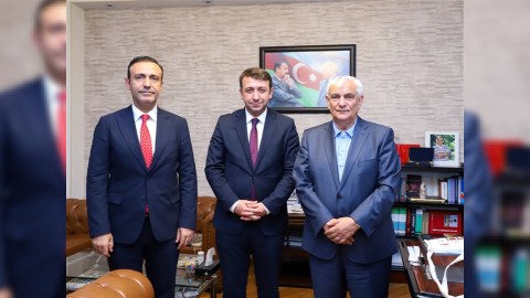 Fırat Universitetinin əməkdaşları ADU-nun qonağı olub - FOTO