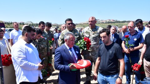 Birinci Qarabağ Müharibəsi şəhidləri Mehdiabadda dəfn olundular - FOTO