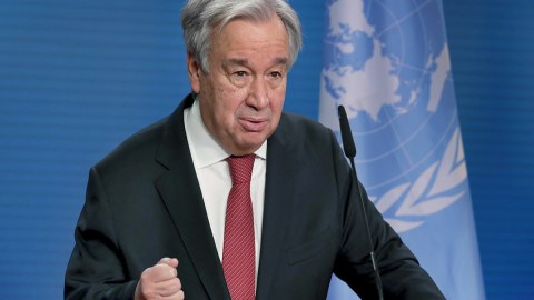 Quterreş Qlobal Sülh Sammitində iştirak etməyəcək