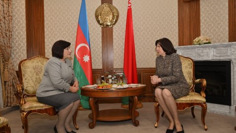 Sahibə Qafarova Belarusda səfərdədir - FOTO