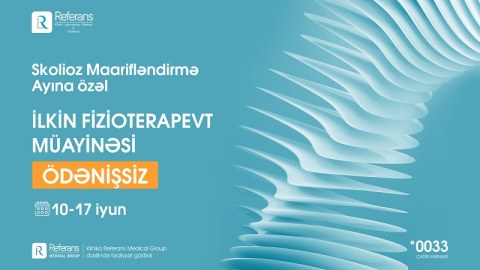 Referansdan ÖDƏNİŞSİZ fizioterapevt müayinəsi