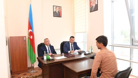 Rövşən Rzayev Masallıda vətəndaşları qəbul edib - FOTO