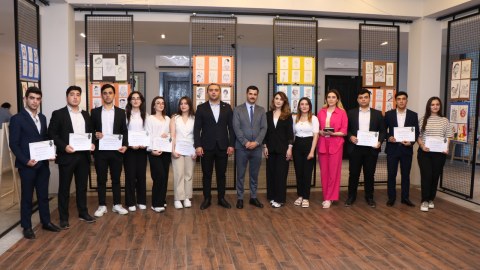 AzMİU-nun “Brend tələbə”ləri mükafatlandırılıb - FOTO
