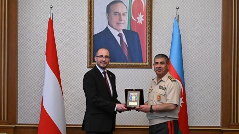 Azərbaycan-Avstriya hərbi əlaqələri müzakirə edildi - FOTO