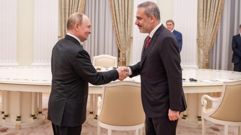 Hakan Fidan Putinlə görüşdü