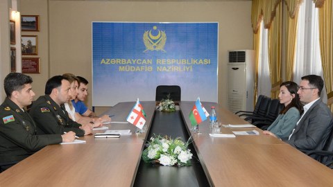 Azərbaycan və Gürcüstan arasında hərbi informasiya sahəsində təcrübə mübadiləsi