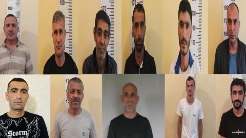 Polis Ağdaşda əməliyyat keçirdi 12 nəfər saxlanıldı