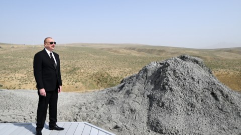 Prezident yeni turizm kompleksinin açılışında - FOTOLAR