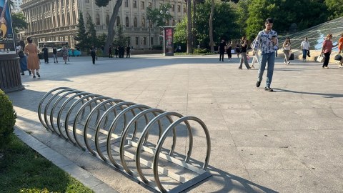 Velosipedlər üçün parklanma məntəqələri yaradıldı
