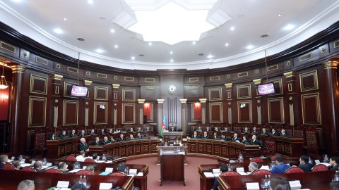 Ali Məhkəmənin Plenum iclası - FOTOLAR