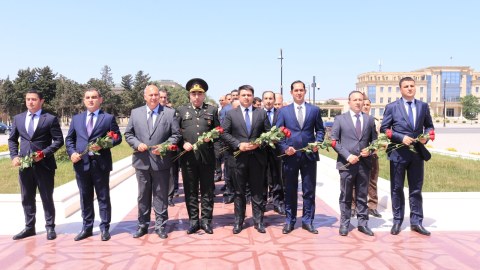 Neftçalada "Milli Qurtuluş Günü” tədbiri - FOTOLAR