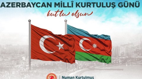 Can Azərbaycanı ən səmimi arzularımla təbrik edirəm - Numan Kurtulmuş