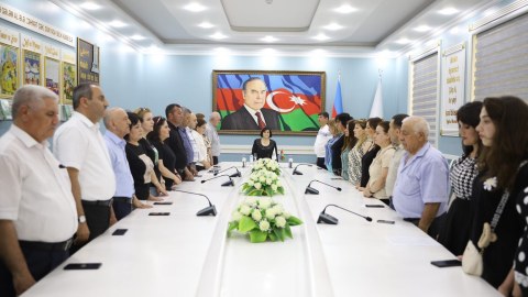 Gəncə Dövlət Universitetində Milli Qurtuluş Günü qeyd edilib