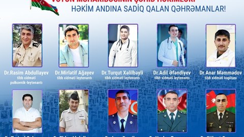 Şəhid həkimlərimiz - 17 iyun onların GÜNÜDÜR