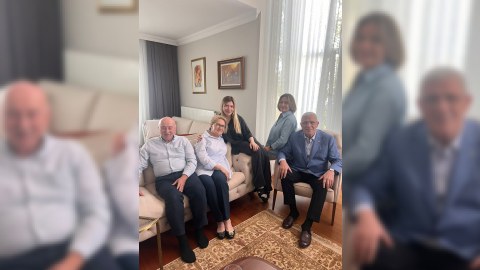 Müsavat Dervişoğlu Akşenerin evində - FOTOLAR