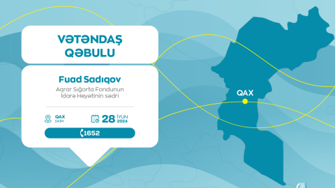 Fuad Sadıqov Qaxda vətəndaşlarla görüşəcək