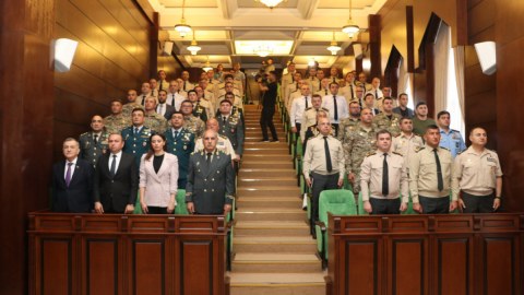 Vətən müharibəsi qəhrəmanları ilə görüş keçirilib - FOTO