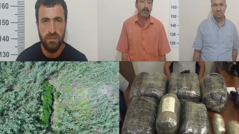Yevlaxda narkokuryerlər SAXLANILDI