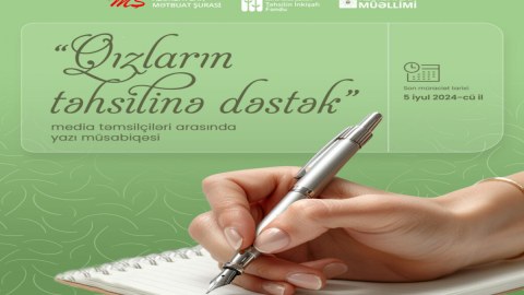 Jurnalistlər üçün müsabiqə elan olunub