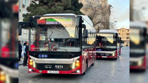 Paytaxtın bu yollarında avtobusların hərəkəti məhdudlaşdırıldı