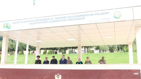 Goranboyda Silahlı Qüvvələr Günü qeyd edilib - FOTOLAR