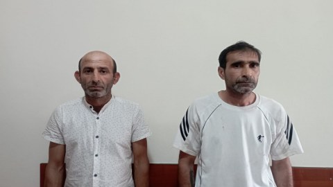 İran vətəndaşına narkokuryerlik edən Saatlı sakinləri saxlanıldı