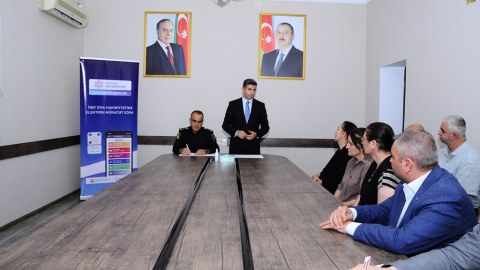 Naftalanda növbəti səyyar qəbul keçirilib - FOTO