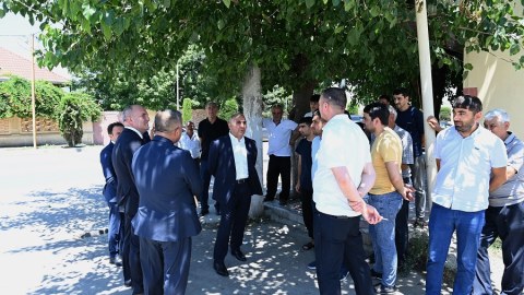 “Azərişıq” sədri Ağcabədidə vətəndaşları qəbul edib - FOTO