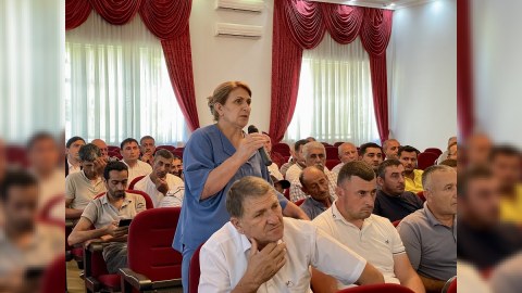 Qaxda aqrar sığorta mövzusunda fermerlərlə görüş keçirilib - FOTOLAR