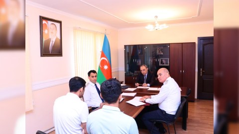 Baş prokuror Lerikdə vətəndaşları qəbul etdi - FOTOLAR