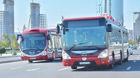 Bu avtobuslardan istifadə edənlərin nəzərinə!