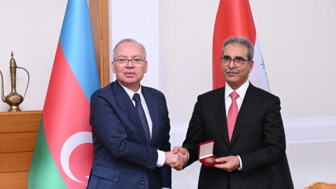 Konstitusiya Məhkəməsində İraqın Ali Məhkəmə Şurasının nümayəndə heyəti ilə görüş keçirilib