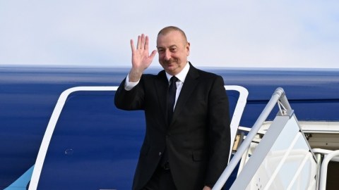 İlham Əliyevin Qazaxıstana səfəri başa çatdı 