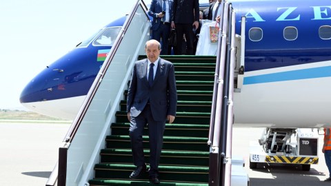 Ersin Tatar Füzuliyə gəldi - FOTO