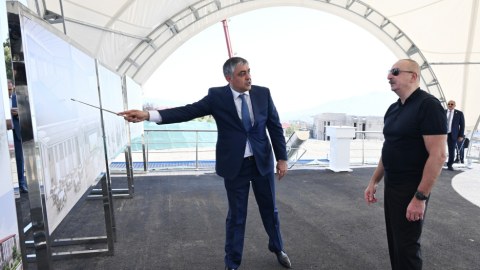 Xankəndi Konqres Mərkəzinin təməli qoyuldu - YENİLƏNİB
