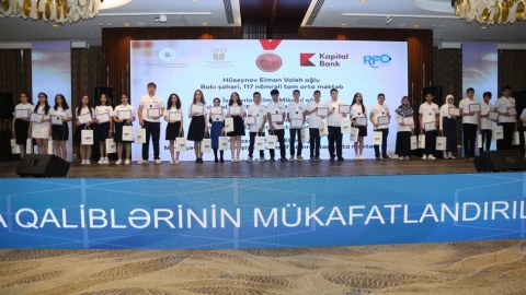 Respublika fənn olimpiadalarının qalibləri mükafatlandırıldı