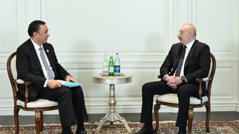 Prezident Şuşada Ömüralıyevi qəbul etdi