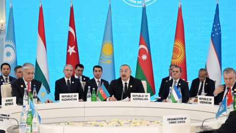 İlham Əliyev Şuşada dövlət və hökumət başçılarını qarşılayıb -TDT sammiti başladı - FOTOLAR
