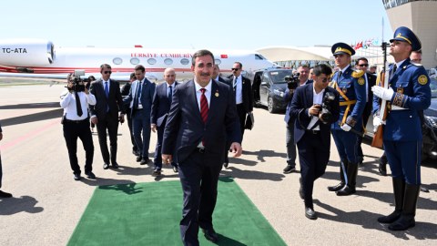 Türkiyənin vitse-prezidenti Azərbaycandan getdi