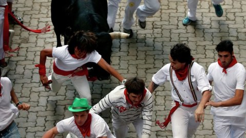 İspaniyada öküz qaçışları - 6 nəfər yaralandı