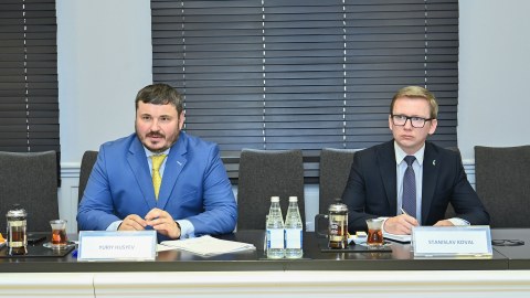 Emin Əmrullayev Ukraynanın Azərbaycandakı səfiri ilə görüşdü
