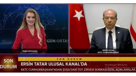 Ersin Tatar Şuşa və Xankəndidən danışdı