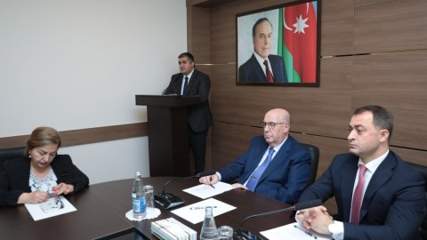Nizami Rayon Ağsaqqallar Şurasının hesabat konfransı - FOTO