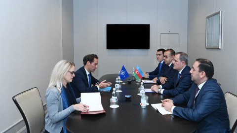 Ceyhun Bayramov NATO-da Ermənistanın silahlanmasından ŞİKAYƏTLƏNDİ